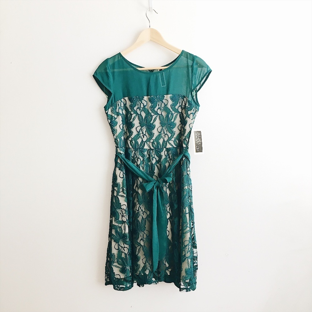*NWT* Green Lace Dress